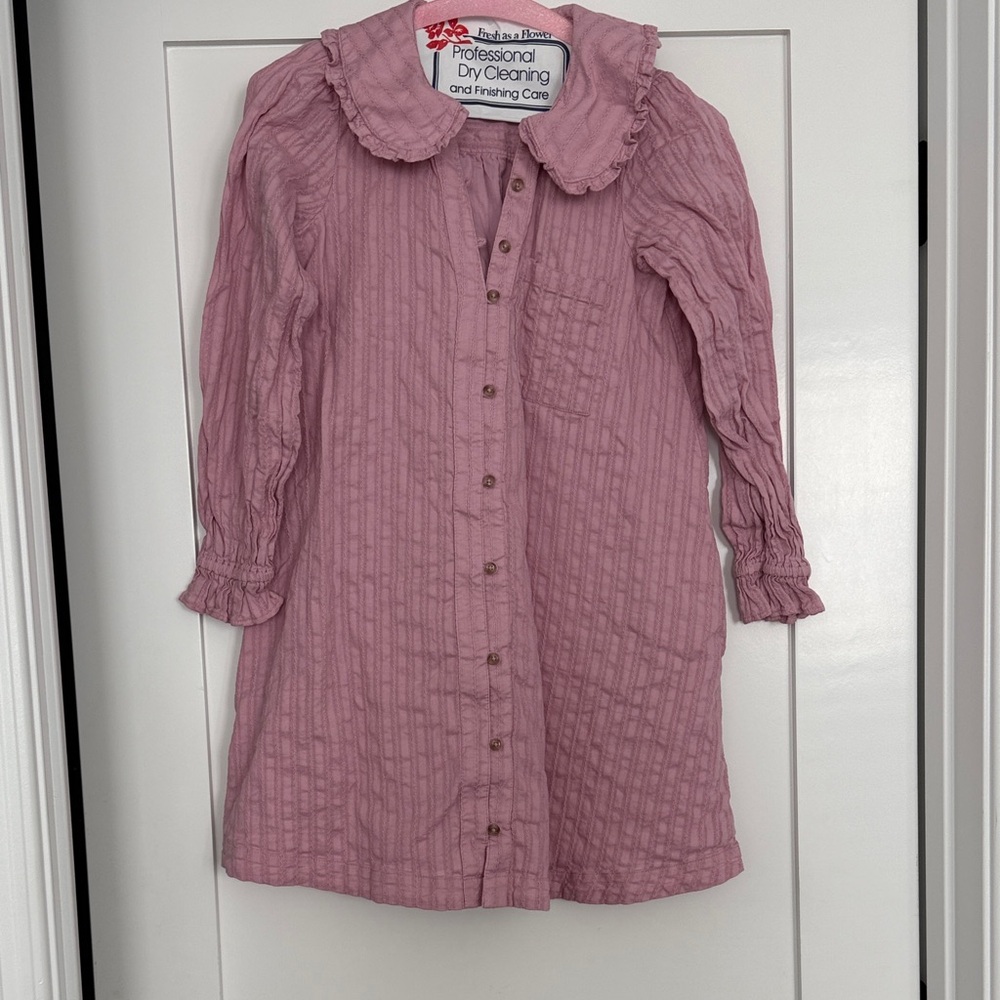 Pilcro Pink Long Sleeve Dress